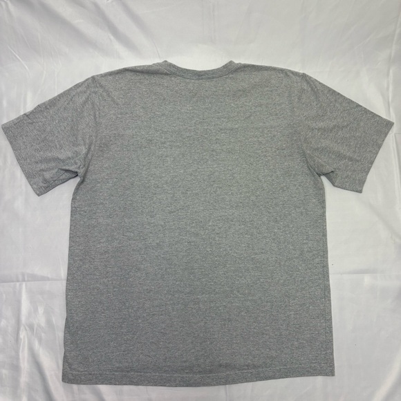 Carhartt Men’s XL Grey Classic Tee Shirt Front Pocket Work Tough Cotton Blend - Picture 6 of 8